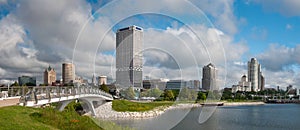 Milwaukee City Skyline