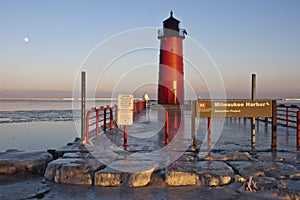 Milwaukee Harbor Port of Entry and Lighthouse