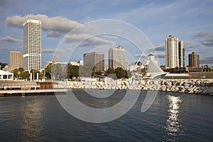 Milwaukee seen from Lakefront