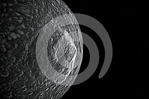 Mimas, the moon of Saturn - Solar System