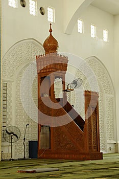 Mimbar of Al-Bukhari Mosque in Kedah