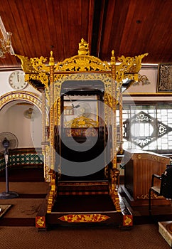 Mimbar of Masjid Tengkera (Tranquerah Mosque) in Malacca