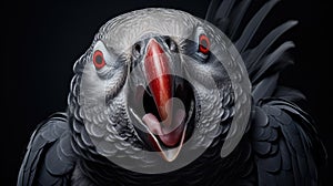 mimicry african grey photo