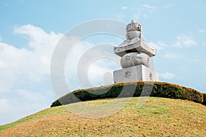 Mimizuka, Ear and Nose Mound Tomb in Kyoto, Japan