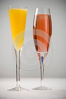 Mimosa and Kir Royal