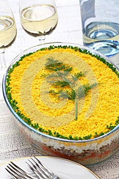 Mimosa salad