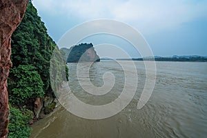 Min and Dadu River in Leshan