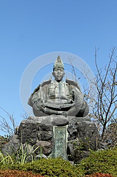 Minamoto no Yoritomo at Genjiyama Park, Kamakura, Kanagawa Prefecture, Japan
