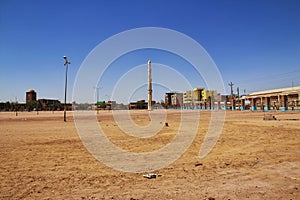 Minar in district Omdurman, Khartoum, Sudan photo