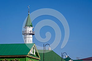 Minaret of the al-Marjani mosque, Kazan, Tatarstan Republic