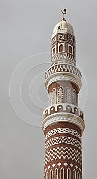 Minaret of Al Saleh Mosque photo