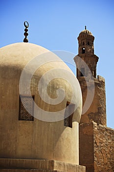 Minaret of ancient mosque