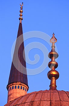 Minaret of the Blue Mosque, Istanbul