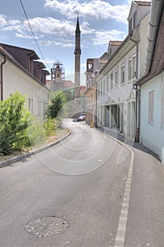 Minaret built by the Turkish invaders at the turn of the XVI - X