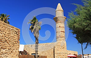 Minaret in Caesarea Maritima National Park