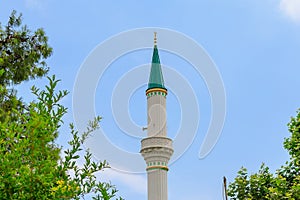 The minaret is an element of the mosque in the architecture of Islam. Background
