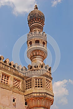 Minaret in Golkonda Fort