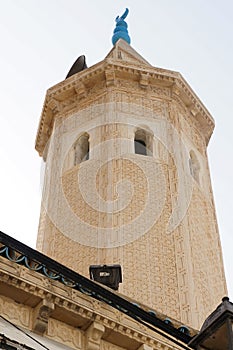Minaret of the great mosque of Sousse in Tunisia