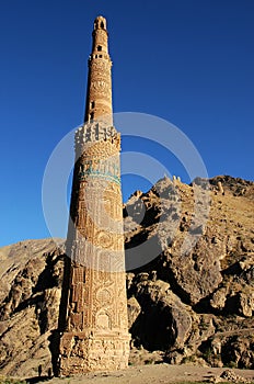 The Minaret of Jam, a UNESCO site in central Afghanistan photo