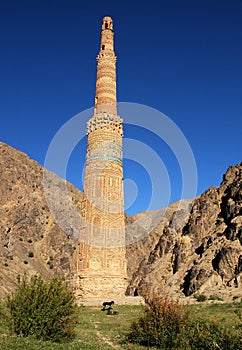 The Minaret of Jam, a UNESCO site in central Afghanistan photo