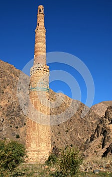 The Minaret of Jam, a UNESCO site in central Afghanistan photo