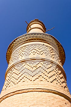 Minaret of Kharanagh Village, Iran photo