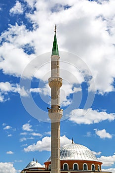 The minaret of the \