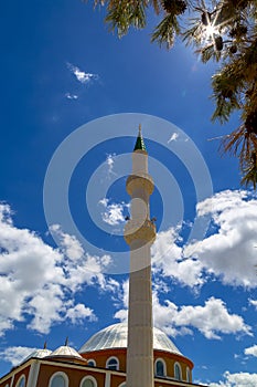 The minaret of the \