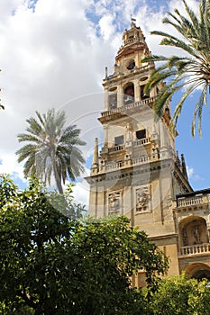 Minaret of the Mosque in Cordoba photo