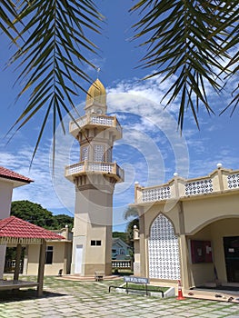 minaret of mosque in Kota Bharu photo