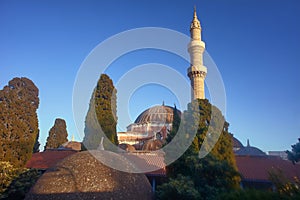 Minaret of the Mosque of Suleiman photo