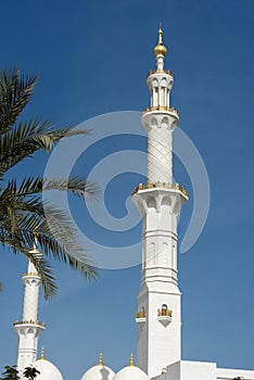 Minaret Sheikh Zayed Grand Mosque Abu Dhabi