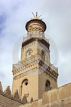 MInaret of the Sultan al-Nasir Muhammad ibn Qalawun Mosque ,Cairo,Egypt photo