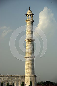 Minaret of the Taj Mahal, India