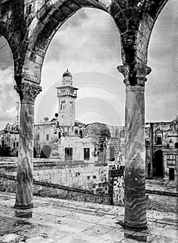 Minaret On The Temple Mount