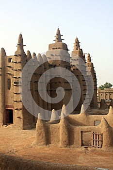 Minaret of a traditional mosk photo