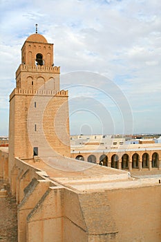 Minaret of Tunisia mosque