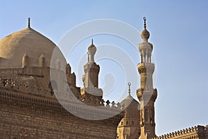 Minarets and dooms of mosques photo