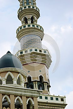 the minarets of the mosque are used to say the call to prayer