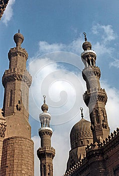 Sultan hassan minarets photo