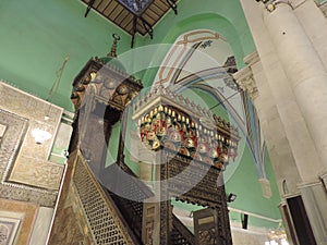 Minbar inside the Cave of the Patriarchs, Jerusalem