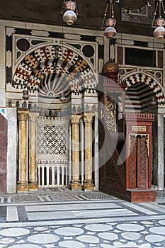 Minbar in Mosque