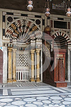 Minbar in Mosque photo