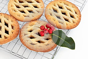 Mince Pie Cakes and Holly