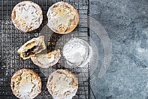 Mince pies, traditional christmas food