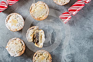 Mince pies, traditional christmas food