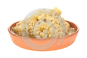 Minced Garlic in Dish Side