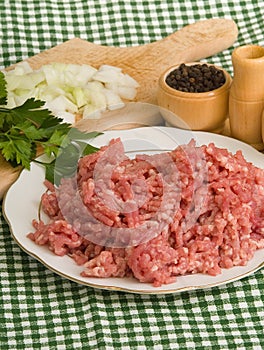 Minced meat photo