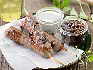 Minced meat kebab