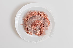 Minced meat for making cutlets. Cooking at home
